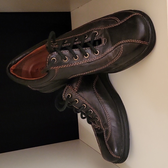 Naturalizer Shoes Demetri Leather Walking Shoes / Sz 8M / Black - Picture 1 of 17